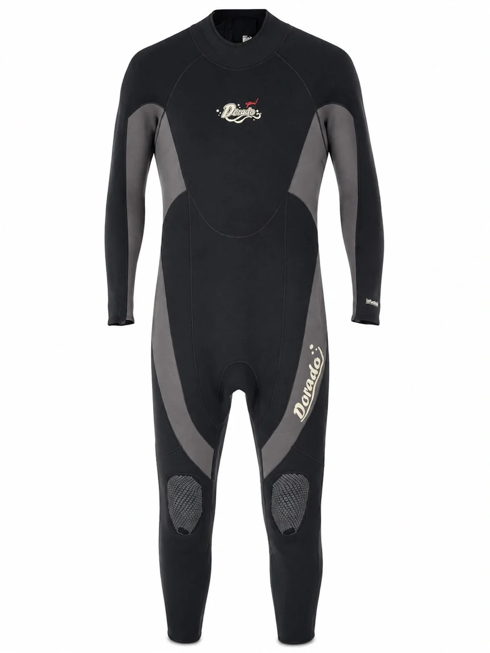 Dorado Men’s 3mm Full Body Wetsuit XL Black Gray Surf Scuba Dive NWT 36-40”